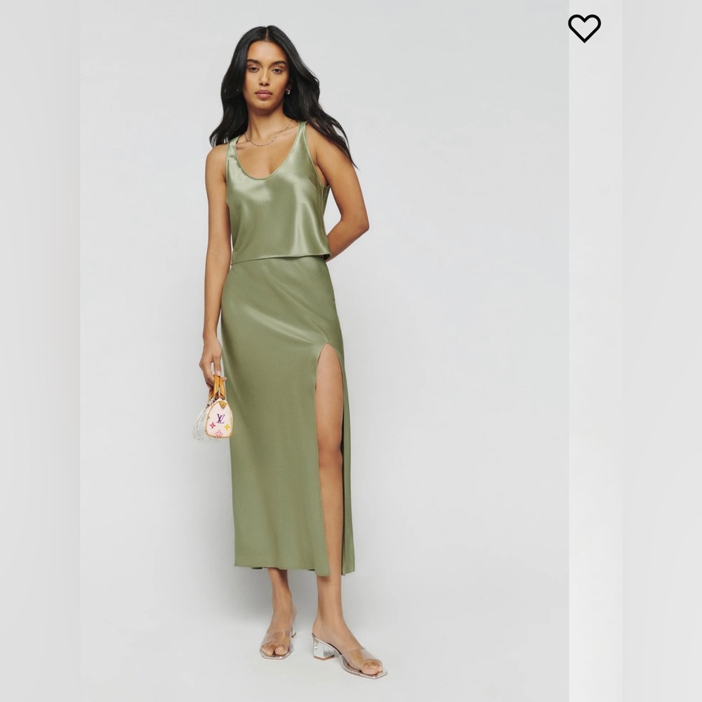 Kaia Satin Two Piece